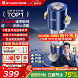 惠尔顿前置过滤器15T大通量过滤25微米反冲洗家用全屋净水器 实时自动清洗刮洗自来水防爆过滤器P0038pro 自行安装【15T-升级25微米精滤】