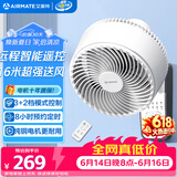 艾美特（AIRMATE）空气循环壁扇壁挂式电风扇家用商用转页扇餐厅宿舍食堂工业工程风扇大风量遥控墙壁风扇 FW23-R7