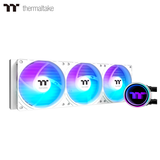 Thermaltake（Tt）钢影 秘境360 一体式CPU水冷散热器 白色（无限镜冷头/ARGB风扇/360冷排/多平台）