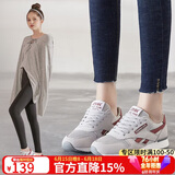 ZHR休闲鞋女精选牛皮舒适百搭女鞋 经典INS潮拼色运动鞋女 韩版时尚轻便透气鞋子女 AK60 米灰色 36