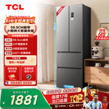 TCL405L法式多门冰箱超窄小户型精储家用电冰箱超薄风冷无霜一级能效双变频出租房R405V5-D 价保618