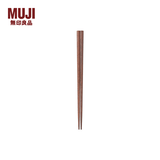 MUJI 木制 四角筷 筷子餐具家用 长23cm