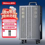 新科天籁19号广场舞户外音响15吋低音拉杆音响音箱式拉杆蓝牙电木吉他贝斯民谣弹唱乐器音箱无线双话筒