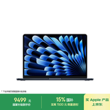 Apple/苹果AI笔记本/2025款 MacBook Air13英寸M4(10+10核)16G 1T 午夜色 电脑Z1CY00021