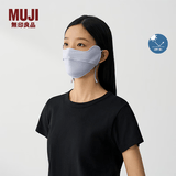 MUJI 男女通用 防紫外线 凉感口罩 防晒 DF04CC6S 烟熏蓝色
