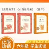 【六年级上】3种3本 童年 小英雄雨来 爱的教育 六年级 学生阅读 课外阅读 人民文学出版社