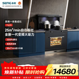 森歌（SENG）【超跑系列】森歌T6ZK蒸烤炸集成灶家用烤箱侧吸式油烟机变频电机 蒸烤一体 【线下同款】 左排烟 天然气12T