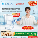 碧然德（BRITA）过滤净水器 家用滤水壶 净水壶 Marella 海洋系列 3.5L（白色）