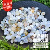 寿禾 雨花石鱼缸装饰石子天然玛瑙原石  海凝玉雨花石0.8-1.5cm 700g