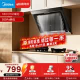 美的（Midea）抽吸排油烟机 家用大吸力侧吸式油烟机上门安装以旧换新出租房屋脱排烟机CXW-200-J30