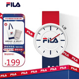 斐乐（FILA）手表女学生手表红蓝色撞色潮流时尚男女款情侣表FLM38-6281-003