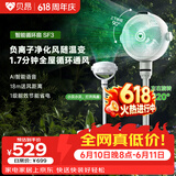 贝昂空气循环扇静音卧室客厅电风扇智能语音节能大风力直流变频家用风扇台式桌面电风扇3D摇头 SF3功能升级【支持鸿蒙智联】