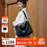 CASSILE【明星同款】卡思乐托特包女植鞣牛皮轻奢斜挎hobo包七夕礼物