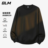 GLM卫衣男经典基础款纯色休闲圆领宽松上衣日常百搭衣服男装