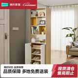 林氏家居置物门厅储物隔断柜入户玄关柜LS187【白色】O1-C间厅柜0.6米