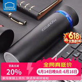 乐扣乐扣（LOCK&LOCK） 菲特旋转盖轻量不锈钢保温杯学生商务水杯450ml黑蓝LHC4131BKB