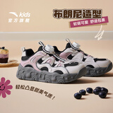 安踏儿童运动鞋女大童甜酷时尚复古老爹鞋布朗尼休闲鞋A22538809H