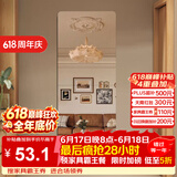 安尔雅 穿衣镜高清超白全身镜子无框粘贴墙卧室客厅试衣镜家用浴室镜7