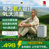 麦德哈特家用制氧机老人5L升大流量吸氧机孕妇氧气机雾化一体增氧高原车载 【店长立荐】1-9L可调+96%氧+雾化+轻音制氧