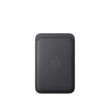 Apple/苹果 iPhone 精织斜纹卡包-黑色-2025 适用磁吸手机 背贴卡套公交地铁信用卡卡包一体原装