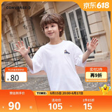 Converse 匡威童装男女童凉感短袖T恤春夏新款童趣印花儿童上衣