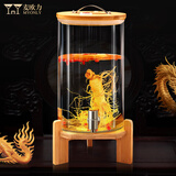 麦欧力（MYONLY）泡酒容器泡酒瓶加厚酒瓶家用带龙头泡酒罐玻璃酒坛密封药酒瓶 [竹盖]30斤瓷芯龙头竹架