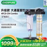 爱惠浦（Everpure）家用厨下直饮 长寿命滤芯 大流量0废水 4升/分钟 10000L额定净水量净水器4FCS-CN  