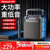 纽曼（Newmine）K503无线蓝牙音箱户外大音量广场舞音响手提便携式小型家用K歌音乐播放器地摊摆摊收款喇叭 单麦版