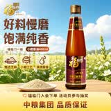 福临门食用油一级小磨芝麻香油400ml小磨香油中粮出品