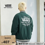 VANS范斯官方 男女情侣棉夹克外套复古美式工装 深绿色  2XL 