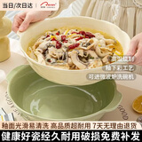 佩尔森酸菜鱼大盆碗双耳汤碗大号12英寸水煮鱼专用汤盆奶黄一只装