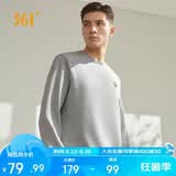 361°卫衣男装春夏季长袖运动服休闲跑步圆领宽松上衣服652334801D-2