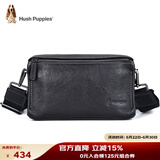 暇步士（Hush Puppies）斜挎包单肩包头层牛皮男大容量复古邮差小挎包休闲简约生日礼物