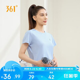 361°短袖女t恤夏季新款速干衣运动跑步宽松瑜伽服上衣服662424126H-2