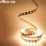 雷士（NVC）灯带5050led软灯条客厅门厅商店柜台夜市照明暖黄光3000k24V5米装