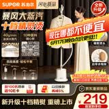 苏泊尔（SUPOR）【10档精烫】立式挂烫机40g/min大蒸汽家用熨烫机大功率手持熨斗机烫衣服EGU-117B【价保618】