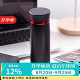 乐扣乐扣（LOCK&LOCK）菲特旋转盖轻量杯保温杯学生商务水杯450ml黑红 LHC4131BKR