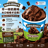 BEN & JERRY'S本杰瑞 巧克力布朗尼口味冰淇淋 473ml