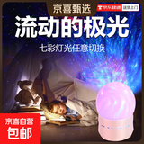 【热销百万】星空灯满天星氛围灯投影灯小夜灯台灯情调氛围礼物 【星璇极光】粉色-旋转星空灯-插电款