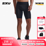 2XU Aspire系列压缩短裤 专业运动紧身裤男跑步训练速干健身裤hyrox 升级版-无感系列（黑色） S