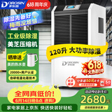 多乐信（DOROSIN）工业除湿机/抽湿机 除湿量120升/天350平米大功率商用防潮别墅车间仓库 直排水DR-1502L