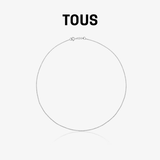 桃丝熊（TOUS）925银项链轻奢小众叠戴锁骨链基础链经典简约设计送女生节日礼物 圆珠基础链-40cm