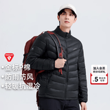 拓路者雪狐金标p棉棉服男士立领冬季保暖排骨棉衣外套轻便商务休闲棉袄 黑色 L