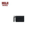 MUJI 再生聚酯纤维 卡包 证件收纳包零钱包便携 黑色