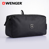 威戈（WENGER）瑞士军刀化妆包收纳包旅行洗漱包男女数码黑色商务