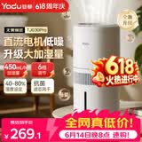 亚都（YADU）无雾加湿器卧室办公室母婴 上加水4L大容量 恒湿可调 轻音定时 空气加湿器升级款 SZ450-TJ030Pro