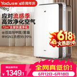 亚都（YADU）空气净化器 办公室家用净化器 除甲醛细菌雾霾过敏源流感 KJ600G-S5Pro