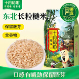 十月稻田 糙米 2斤 低脂粗粮 杂粮米新米 保留胚芽 粥米 全谷物