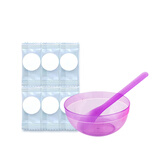 兰亭压缩面膜6粒+调配碗+搅拌勺全棉压缩面膜一次性湿敷水疗面膜