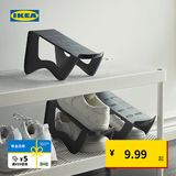 宜家（IKEA）MURVEL穆沃尔鞋子收纳架子鞋履分类整理神器鞋储藏件 灰色14x14x24cm
